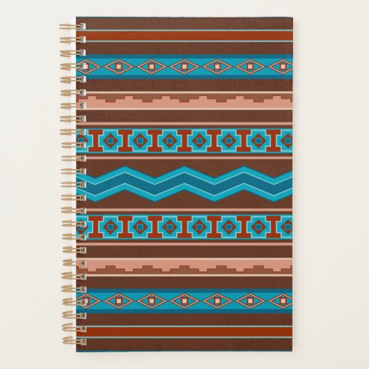 Southwest Style Geometric Cameron Gorge Design Planner (Voorkant)
