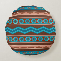 Southwest Style Geometric Cameron Gorge Design Rond Kussen