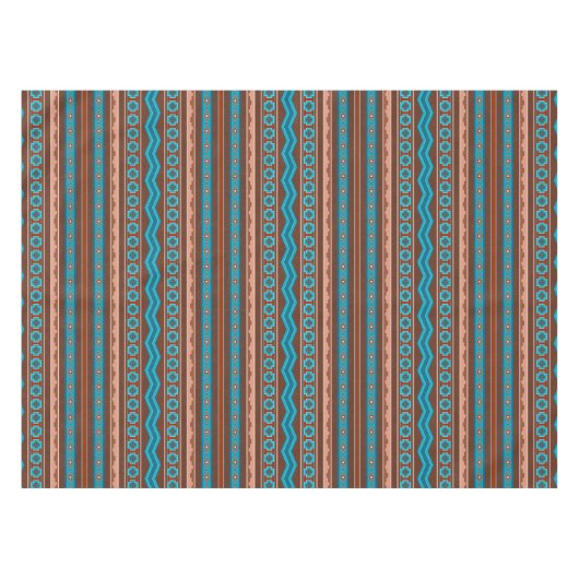 Southwest Style Geometric Cameron Gorge Design Sm Tafelkleed (Voorkant (Horizontaal))