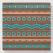 Southwest Style Geometric Cameron Gorge Design Stenen Onderzetter (Voorkant)