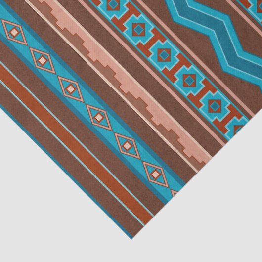 Southwest Style Geometric Cameron Gorge Design Tissuepapier (Detail)