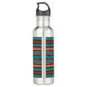 Southwest Style Geometric Cameron Gorge Design Waterfles (Achterkant)