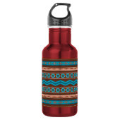 Southwest Style Geometric Cameron Gorge Design Waterfles (Voorkant)