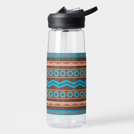 Southwest Style Geometric Cameron Gorge Design Waterfles (Links)