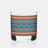 Southwest Style Geometric Cameron Gorge Design Whisky Glas (Rechts)