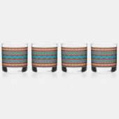 Southwest Style Geometric Cameron Gorge Design Whisky Glas (Links)