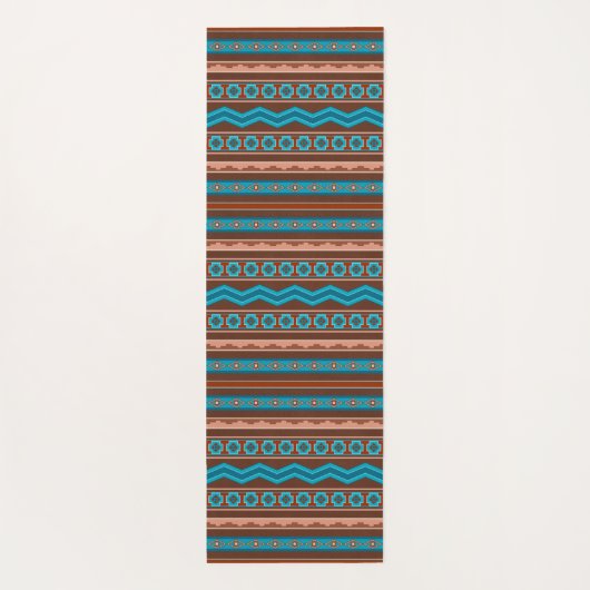 Southwest Style Geometric Cameron Gorge Design Yogamat (Achterkant)
