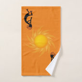 Southwest Style Kokopelli Bath Towel Set Bad Handdoek (Handdoek)
