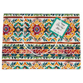 Southwest Style Waterverf Print Custom Gift Label Groot Cadeauzakje (Voorkant)