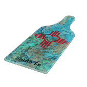 Southwest Style Zia Heart Turquoise New Mexico Snijplank (Hoek)