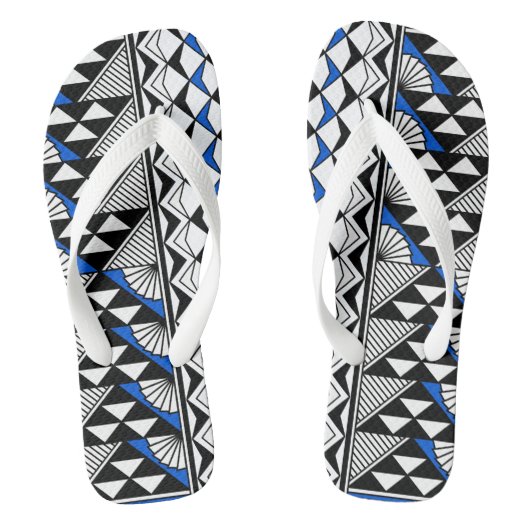 Southwest Sun en Regen in Blue Teenslippers (Voetbed)