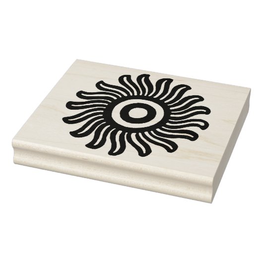 Southwest Sun Ray Design Stamp Tool Rubberstempel (Stempel)