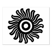 Southwest Sun Ray Design Stamp Tool Rubberstempel (Afrduk)