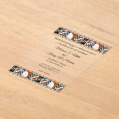 Southwest Sunrise Acryl Uitnodigingen (Laagn)