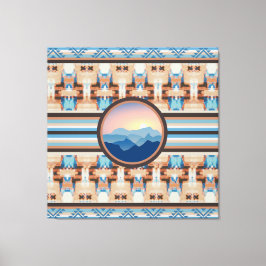 Southwest Sunrise Canvas Afdruk