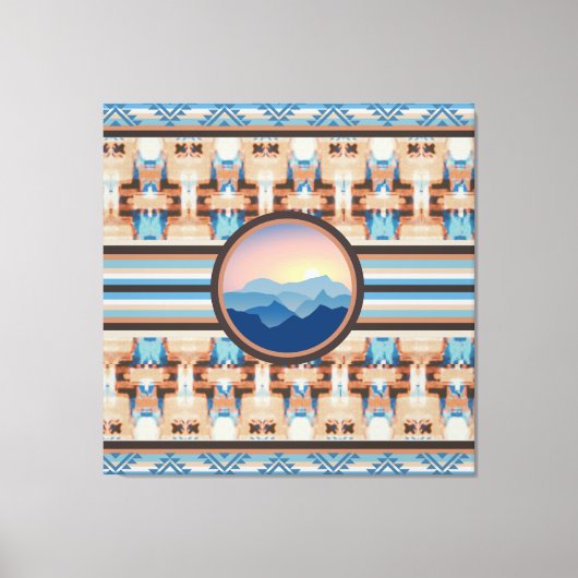 Southwest Sunrise Canvas Afdruk (Voorkant)