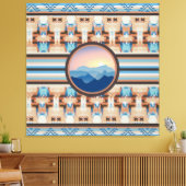 Southwest Sunrise Canvas Afdruk (Insitu (Woonkamer))