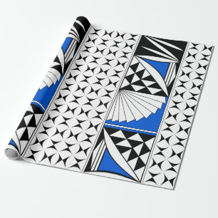 Southwest Sunrise in Blue Cadeaupapier
