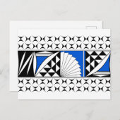 Southwest Sunrise in Blue Feestdagenkaart (Voorkant / Achterkant)