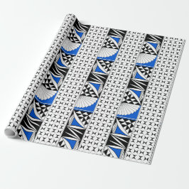 Southwest Sunrise in Blue Gift Wrap Cadeaupapier