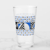 Southwest Sunrise in Blue Glas (Achterkant)