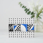 Southwest Sunrise in Blue Holiday Briefkaart (Staand voorkant)