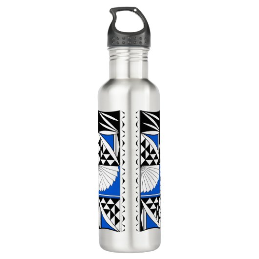 Southwest Sunrise in Blue Waterfles (Achterkant)