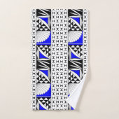 Southwest Sunrise in Electric Blue Bad Handdoek (Handdoek)