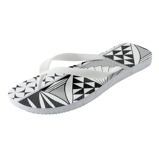 Southwest Sunrise in Gray Teenslippers (Schuin)