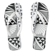 Southwest Sunrise in Gray Teenslippers (Voetbed)