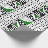 Southwest Sunrise in Green Gift Wrap Cadeaupapier (Hoek)