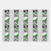 Southwest Sunrise in Green Inpakpapier Vel (Voorkant)