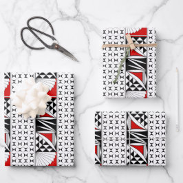 Southwest Sunrise in Red Inpakpapier Vel