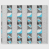 Southwest Sunrise in Turquoise Gift Wrap Cadeaupapier (Vlak)