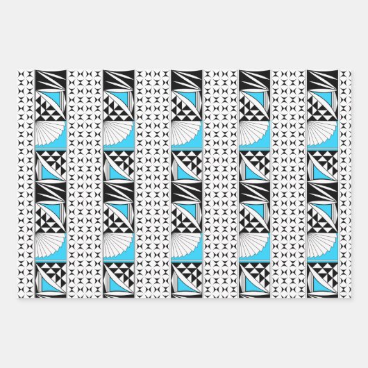 Southwest Sunrise in Turquoise Inpakpapier Vel (Voorkant)