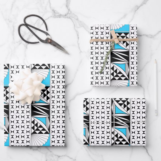 Southwest Sunrise in Turquoise Inpakpapier Vel (Voorkant)