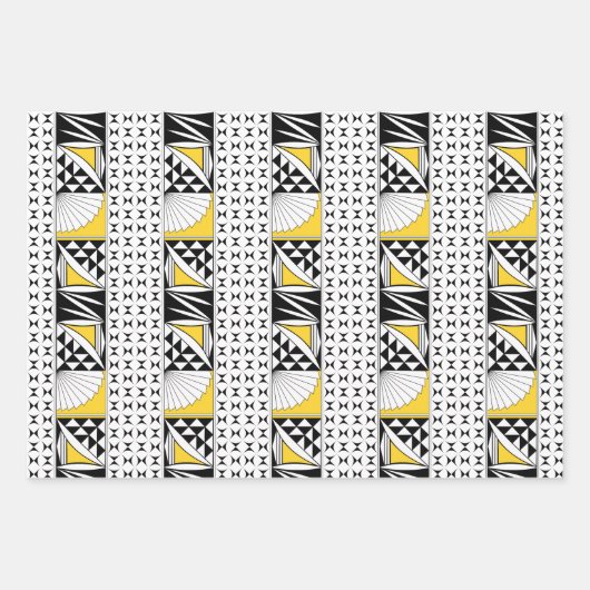 Southwest Sunrise in Yellow Inpakpapier Vel (Voorkant)