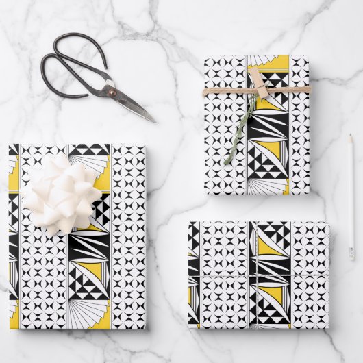 Southwest Sunrise in Yellow Inpakpapier Vel (Voorkant)