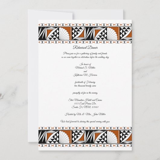 Southwest Sunrise Kaart (Voorkant)