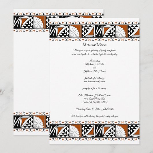 Southwest Sunrise Kaart (Voorkant / Achterkant)