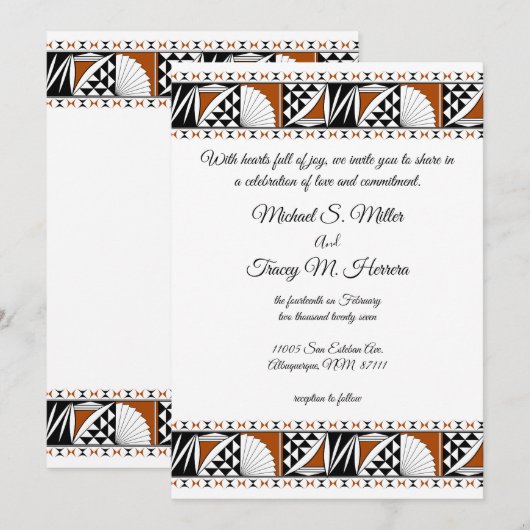 Southwest Sunrise Kaart (Voorkant / Achterkant)