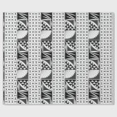 Southwest Sunrise met Charcoal Gift Wrap Cadeaupapier (Vlak)