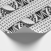Southwest Sunrise met Charcoal Gift Wrap Cadeaupapier (Hoek)