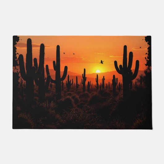 Southwest Sunset Arizona Doormat Deurmat (Voorkant)