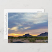 Southwest Sunset Briefkaart (Voorkant / Achterkant)