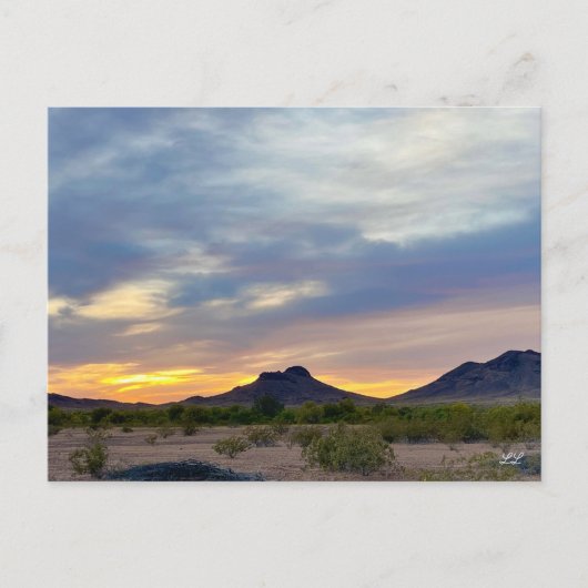 Southwest Sunset Briefkaart (Voorkant)