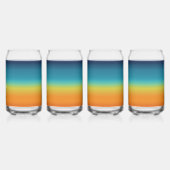 Southwest Sunset Colors Blikvorm Glas (Rechts)