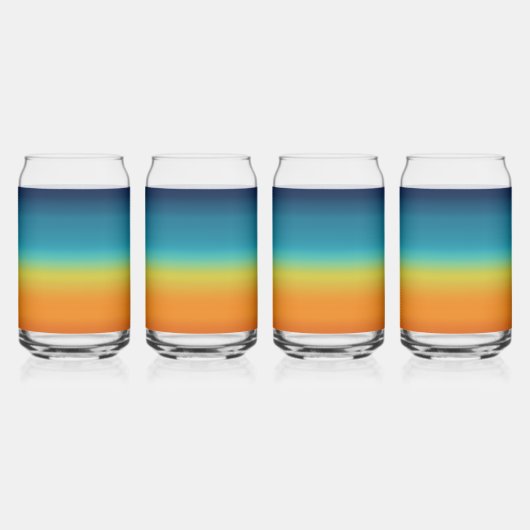 Southwest Sunset Colors Blikvorm Glas (Voorkant)
