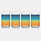 Southwest Sunset Colors Blikvorm Glas (Links)