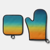 Southwest Sunset Colors Ovenwant & Pannenlap Set (Voorkant)